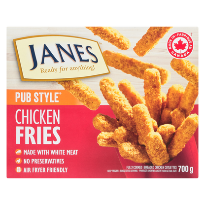 Janes Pub Style Chicken Fries, Fully Cooked, 700 g