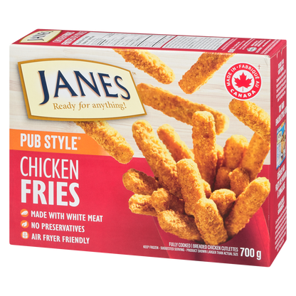 Janes Pub Style Chicken Fries, Fully Cooked, 700 g