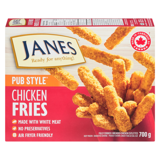 Janes Pub Style Chicken Fries, Fully Cooked, 700 g
