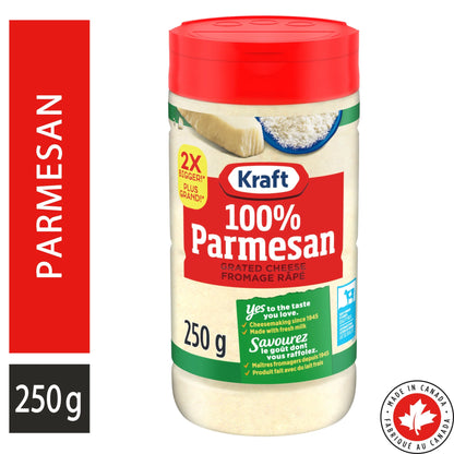Kraft Grated Parmesan Cheese, 250 g