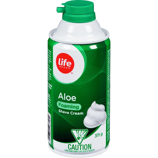 Life Brand Foaming Shave Cream Aloe Vera, 311 g