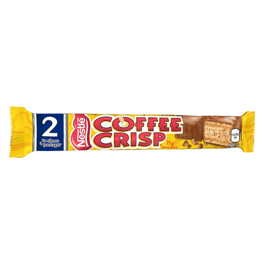 Coffee Crisp King Size Chocolate Bars, 24 × 75 g