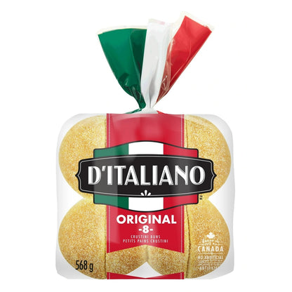 D'Italiano Original Crustini Buns, 8 count, 568 g