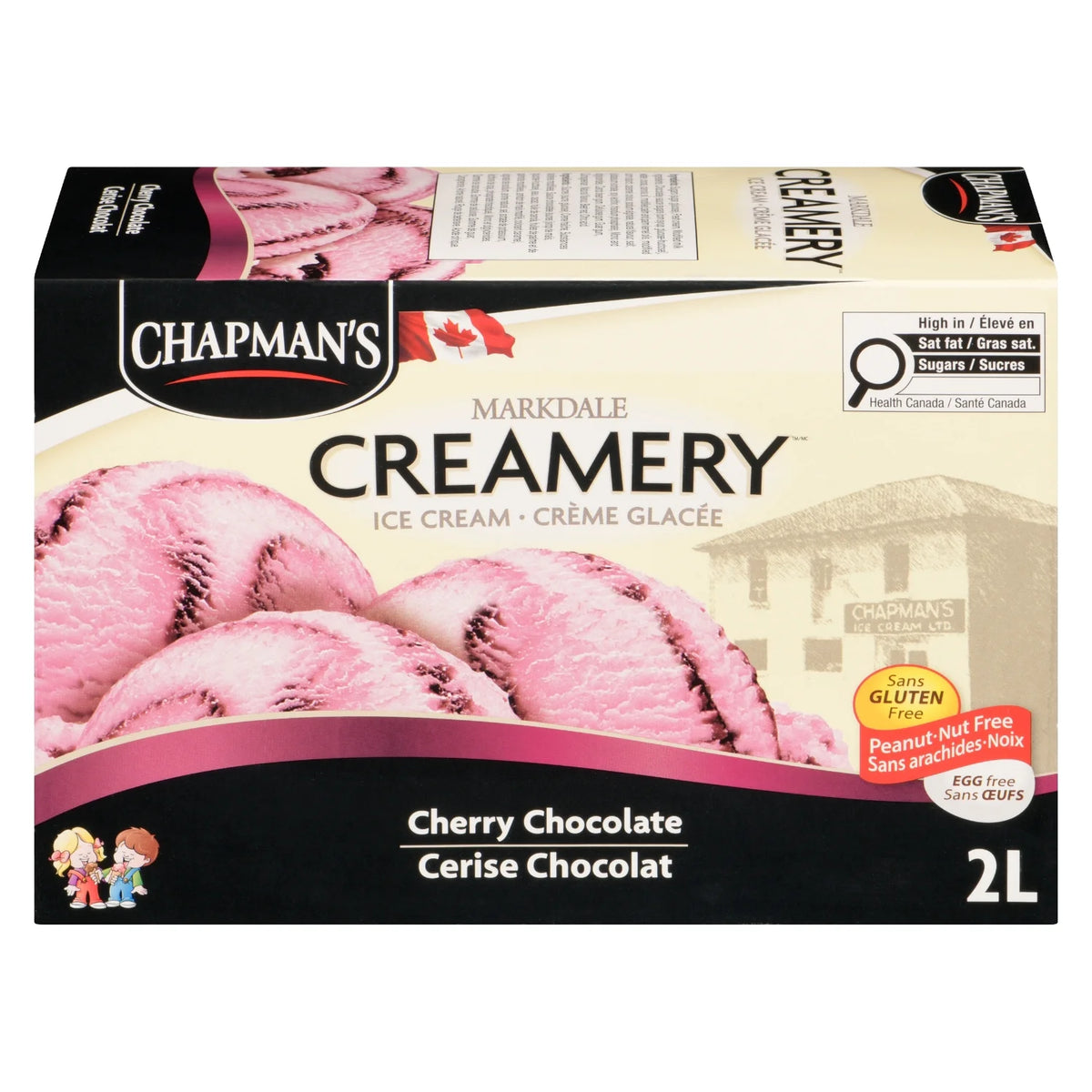 Chapman's Cherry Chocolate Ice Cream, 2 L