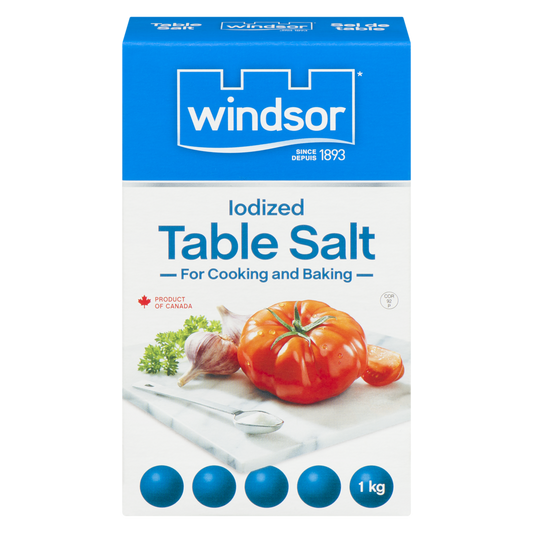 Windsor Iodized Table Salt, 1 kg