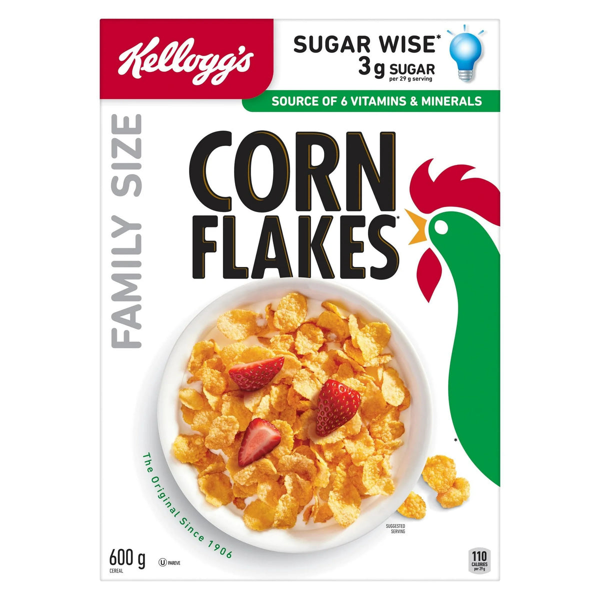 Kellogg's Corn Flakes Cereal, 600 g