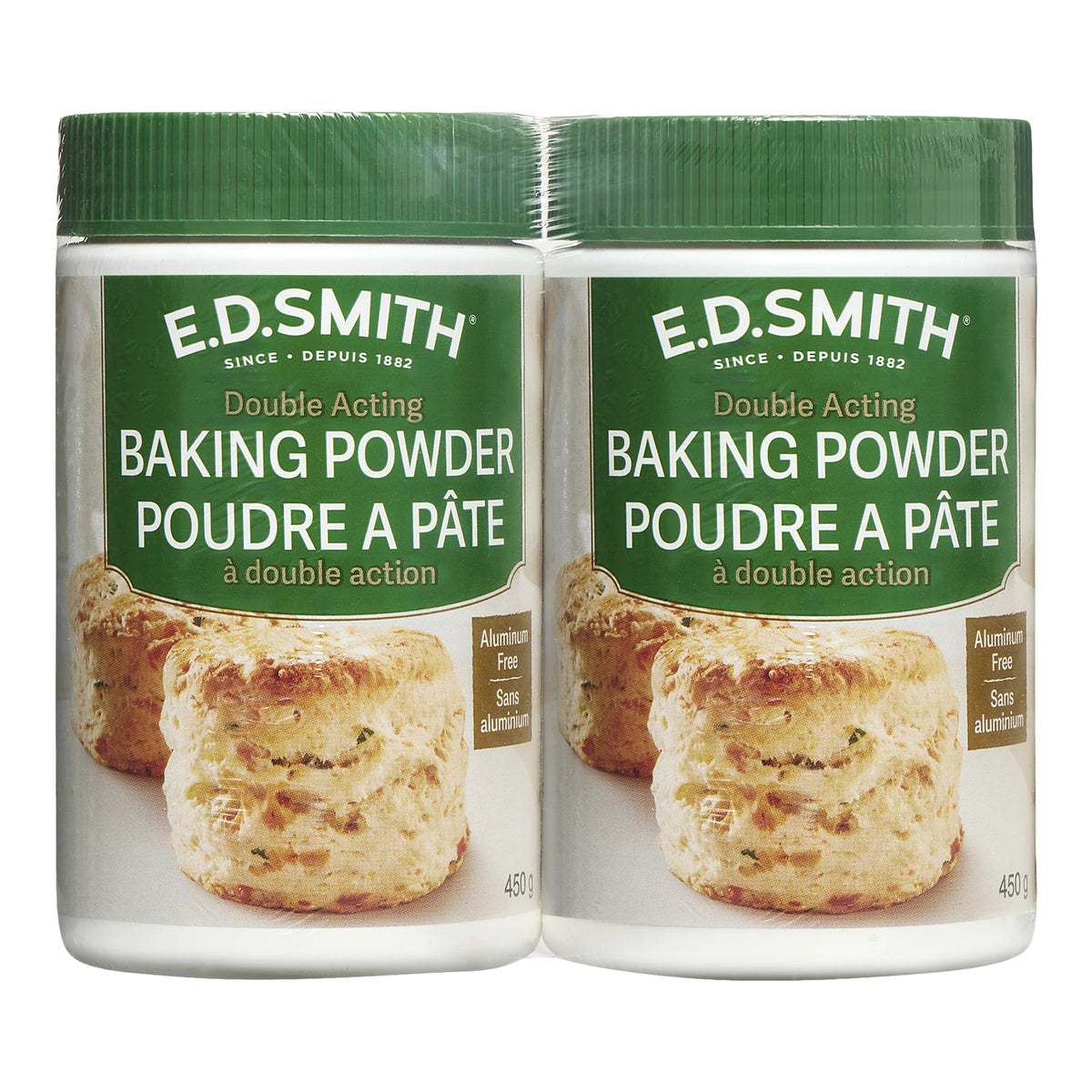 E.D. Smith Baking Powder, 2 × 450 g