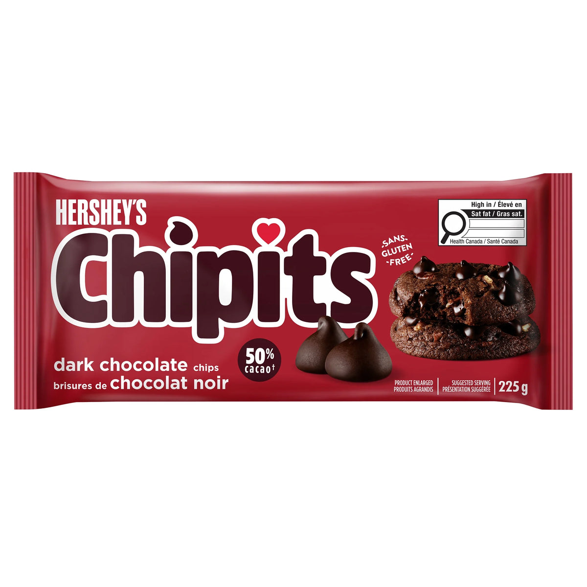 HERSHEY'S Chipits Special Dark Chocolate Chips, 225 g