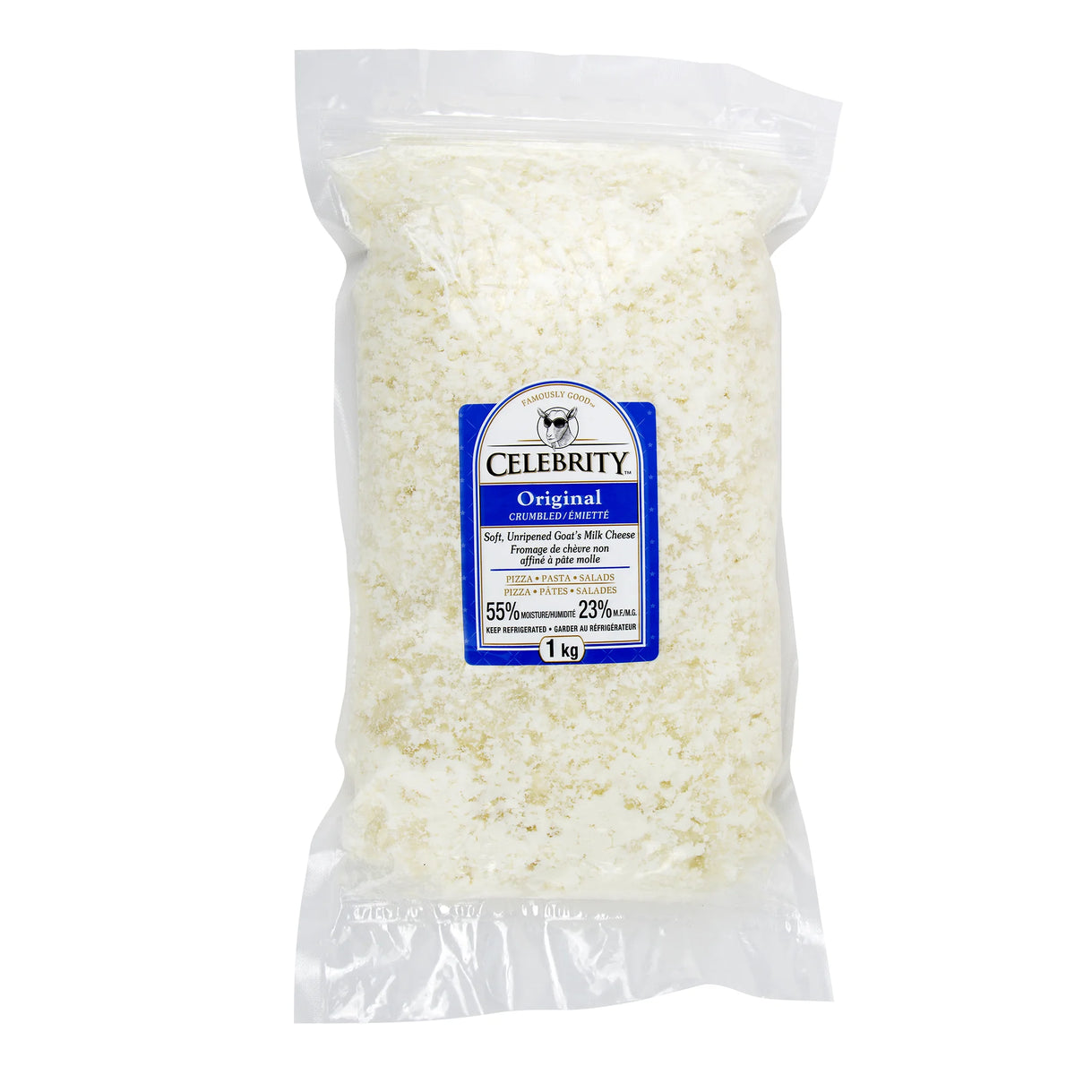 Celebrity Crumbled Goat Cheese, 1 kg