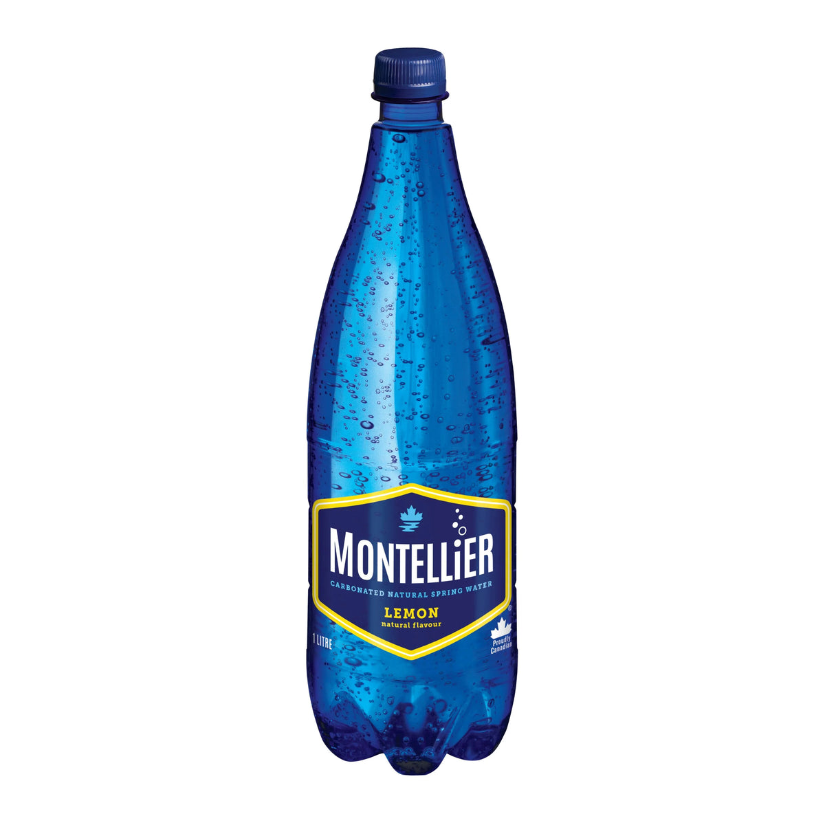 Montellier Lemon Carbonated Natural Spring Water, 1 L
