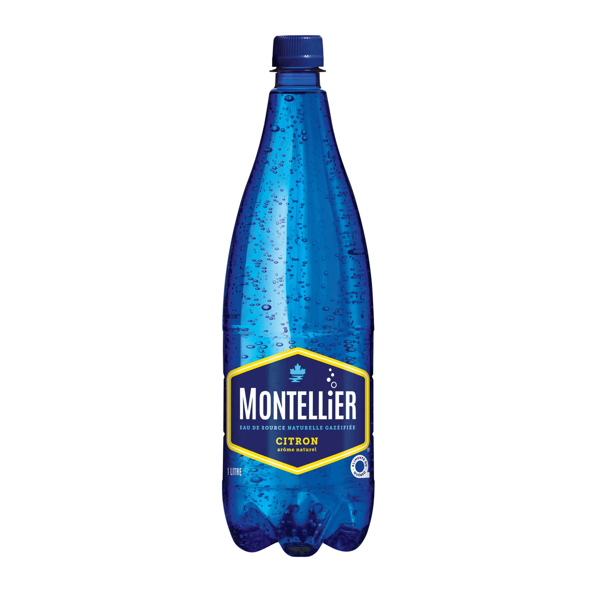 Montellier Lemon Carbonated Natural Spring Water, 1 L