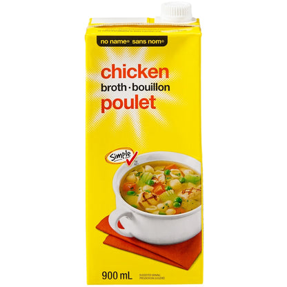 No Name Chicken Broth, 900 mL
