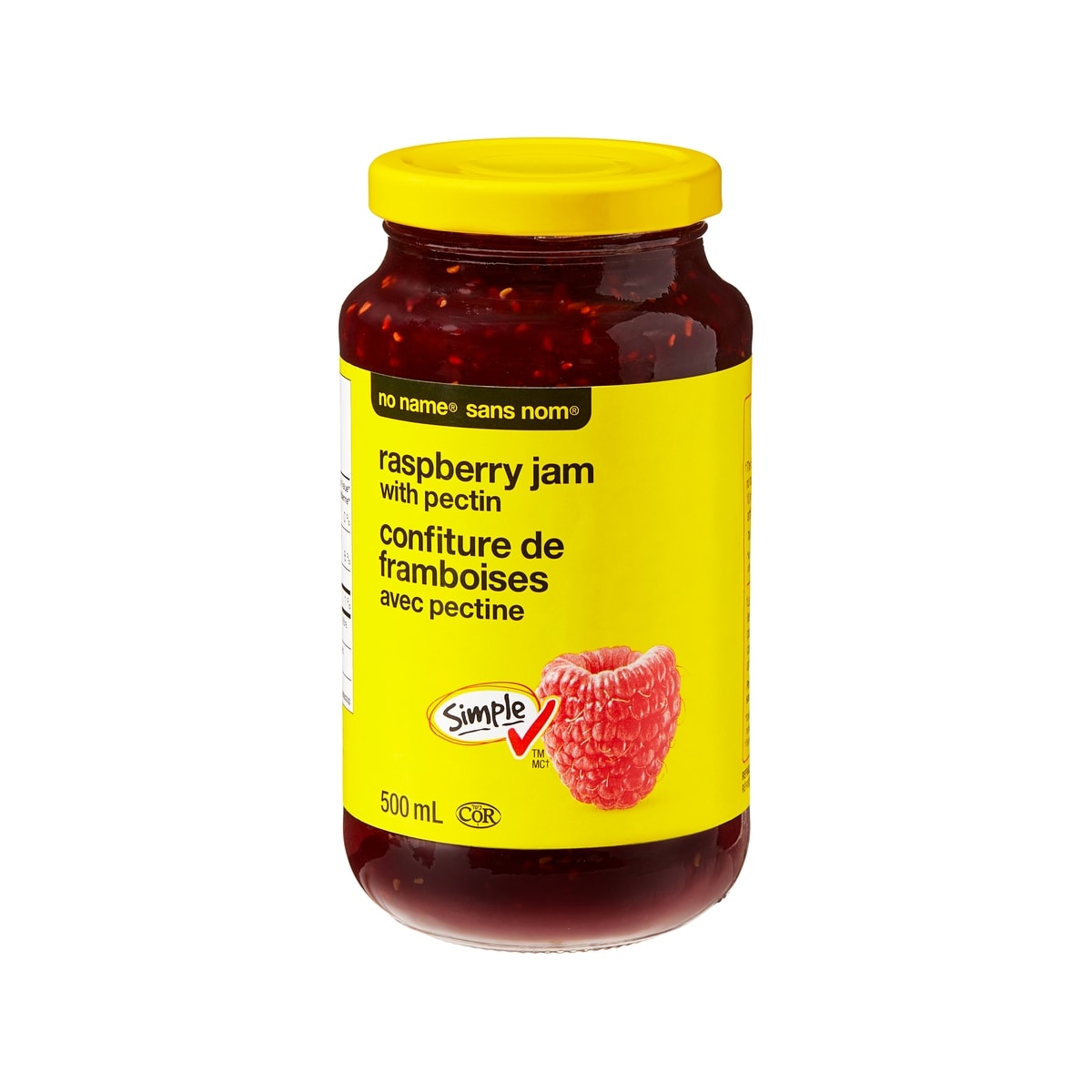 No Name Raspberry Jam with Pectin, 500 mL