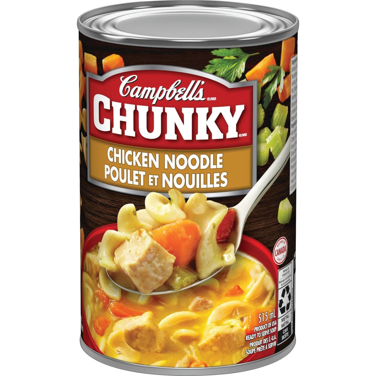 Campbell's Chunky Chicken Noodle Ready to Serve Soup, 515 mL
