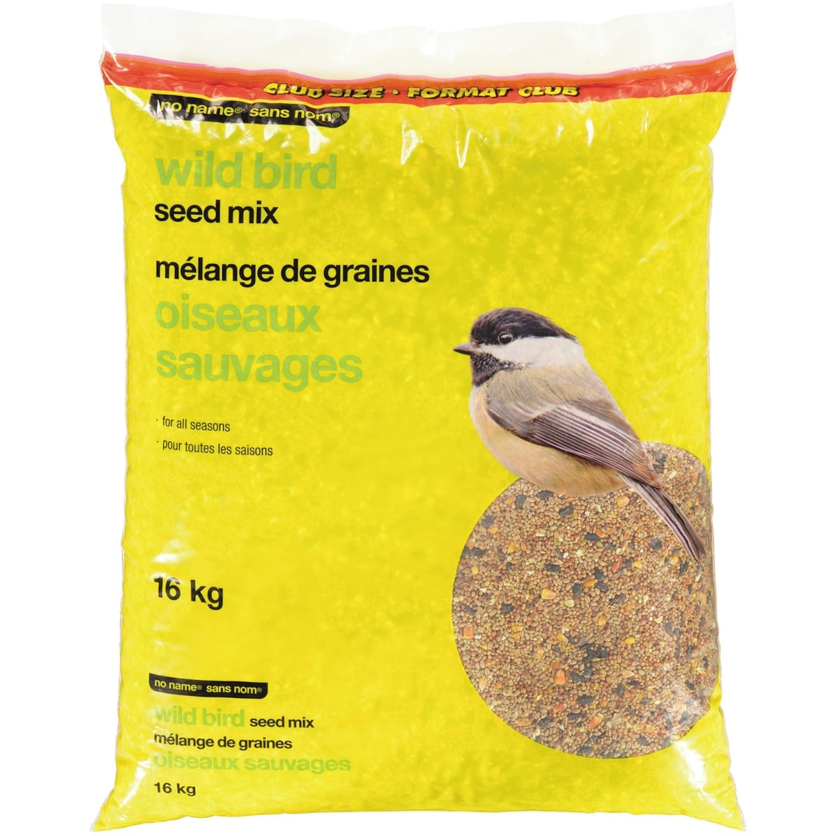 No Name Wild Bird Seed Mix, 16 kg