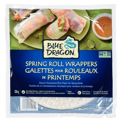 Blue Dragon Spring Roll Wrappers, 134 g