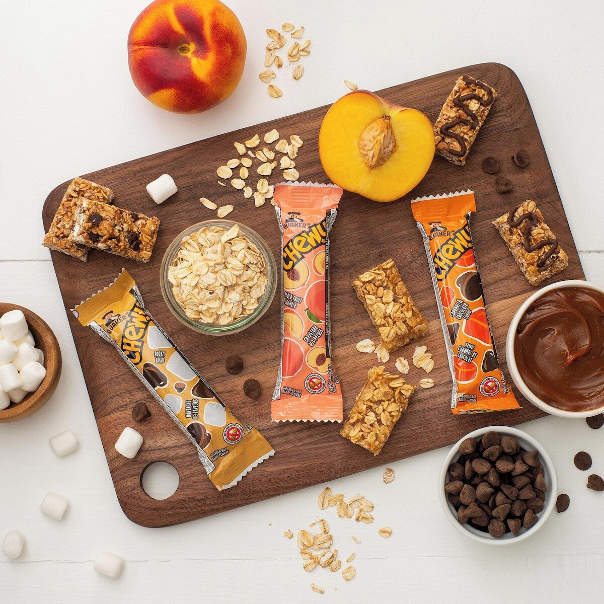 Quaker Chewy Granola Bars - Caramel & Chocolate Flavour, 120 g