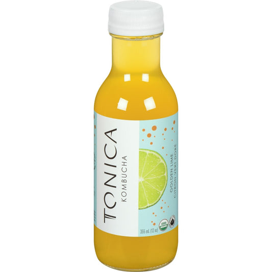 Tonica Turmeric Lime Kombucha, 355 mL