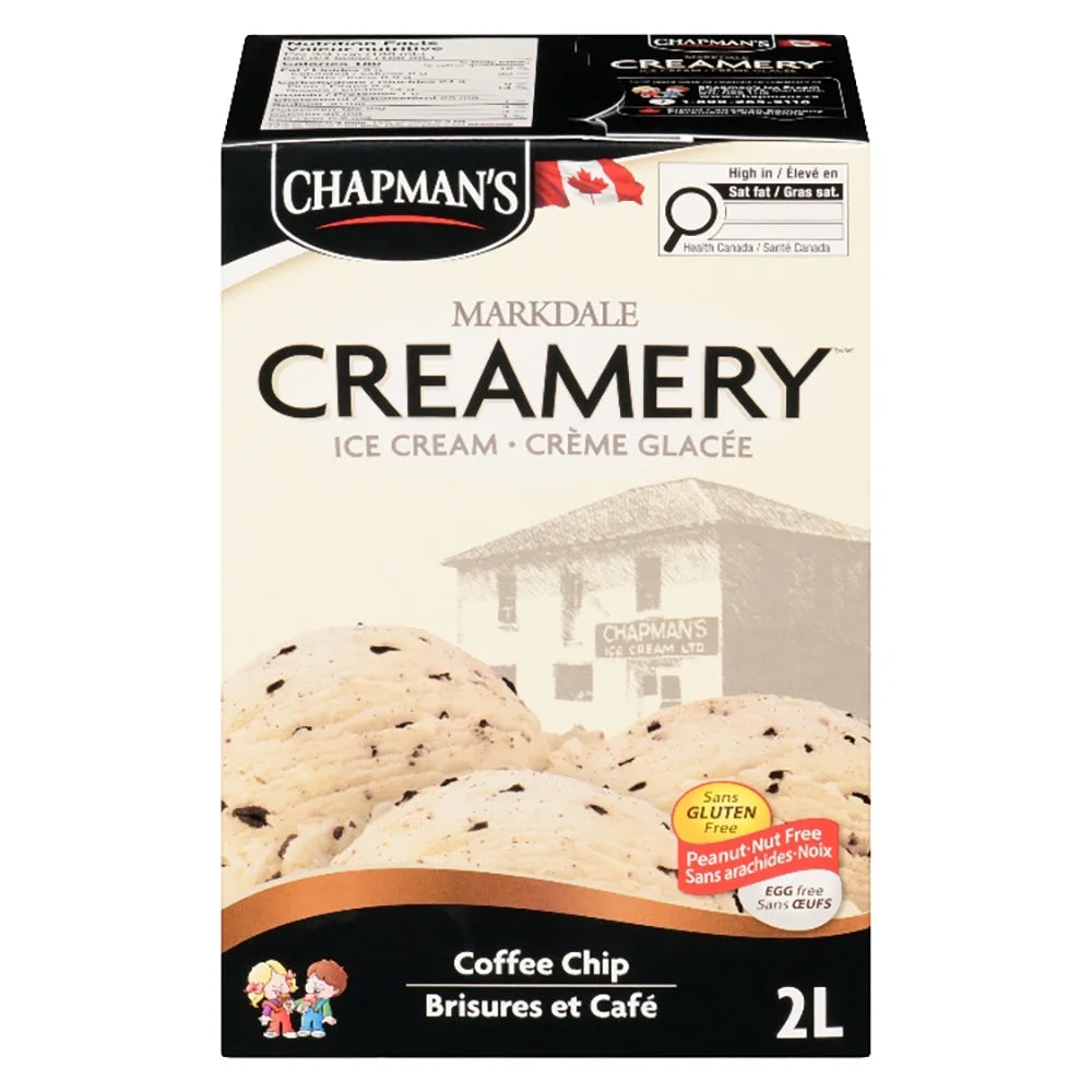 Chapman's Coffee Chip Ice Cream, 2 L