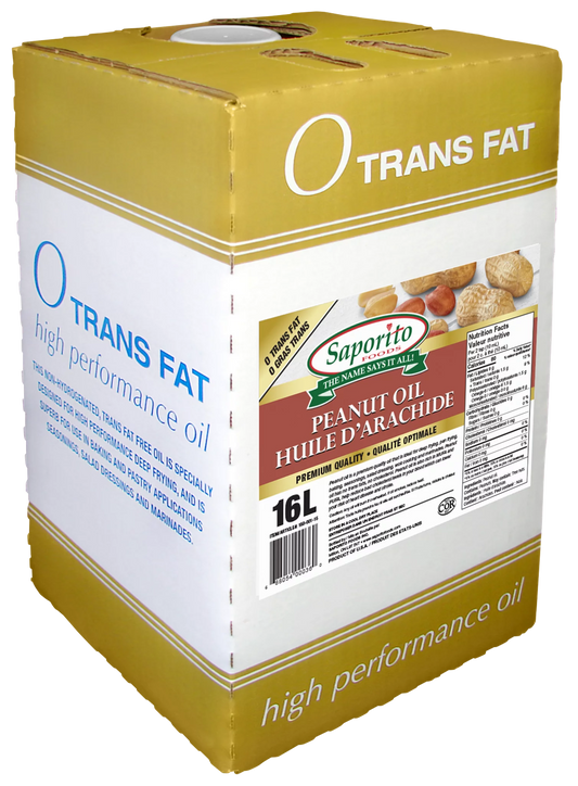 Saporito Peanut Oil, 16 L