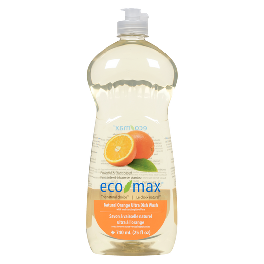 Eco-Max Orange Dish Wash, 740 mL