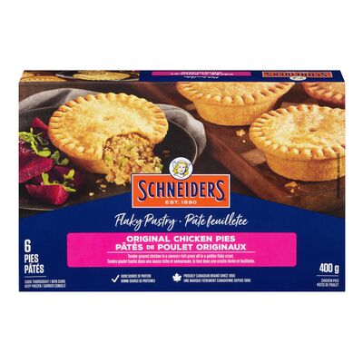 Schneiders Frozen Chicken Pies, 400 g