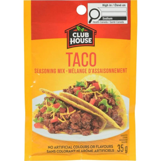 Club House Taco Seasoning Mix, 35 g