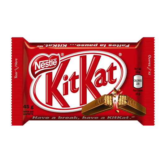 KitKat 4-Finger Chocolate Wafer Bars, 48 × 45 g
