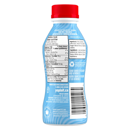 Yoplait Yop 1% Drinkable Yogurt, Vanilla, 200 mL