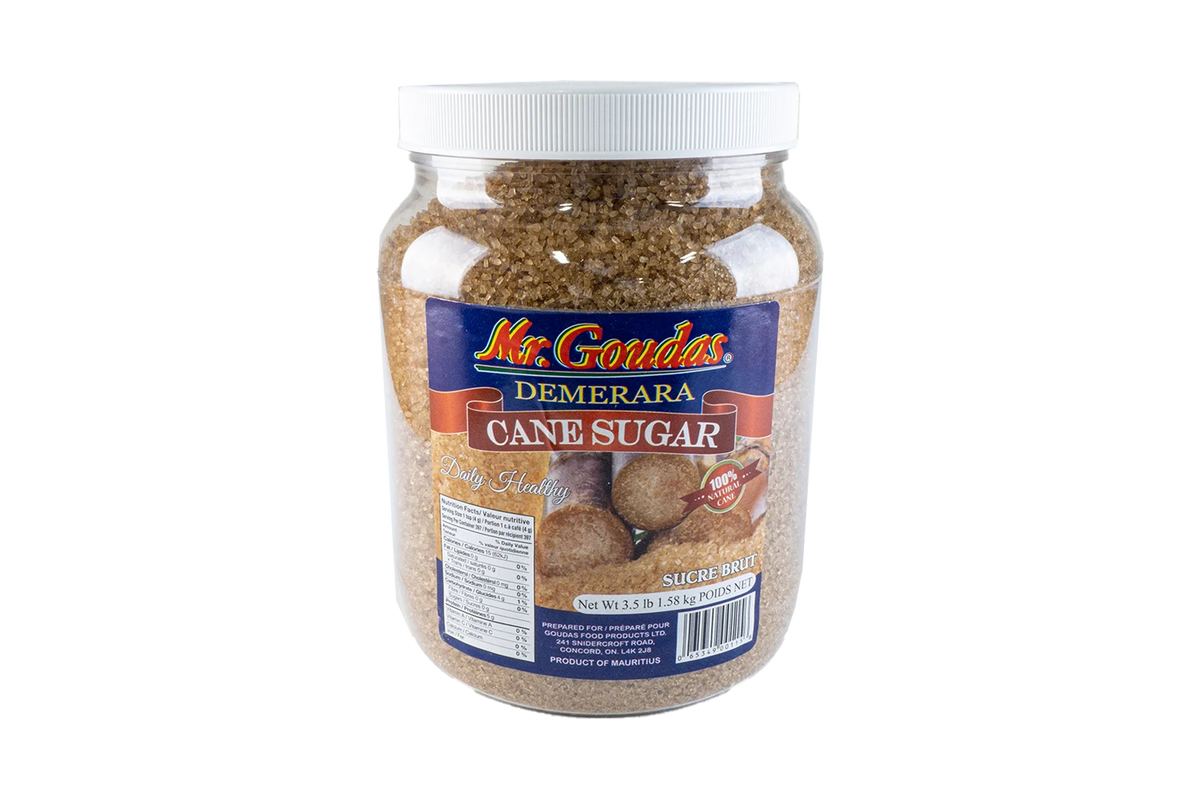 Mr. Goudas Demerara Cane Sugar, 1.58 kg