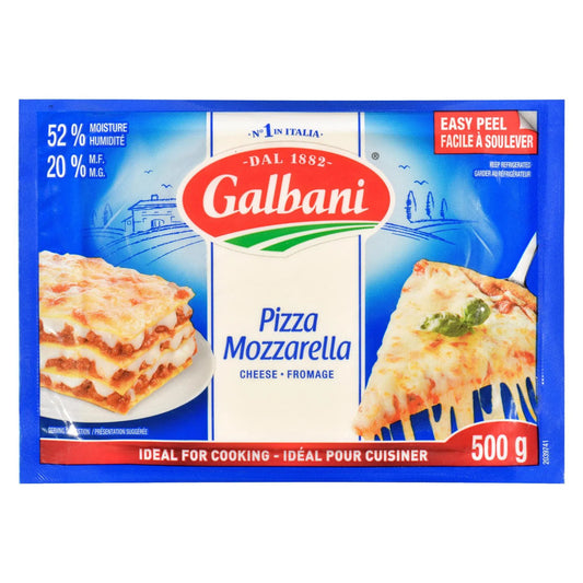 Galbani Pizza Mozzarella Cheese, 500 g