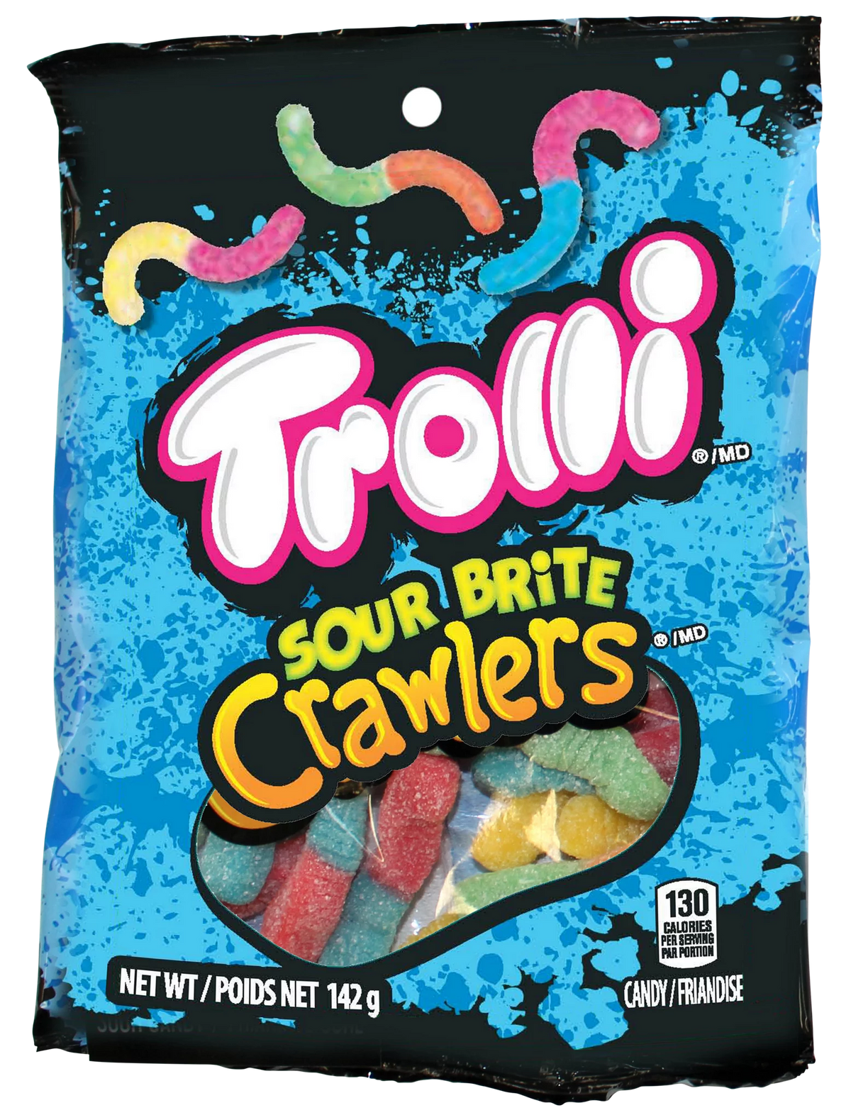 Trolli Sour Crawlers, 12 × 142 g