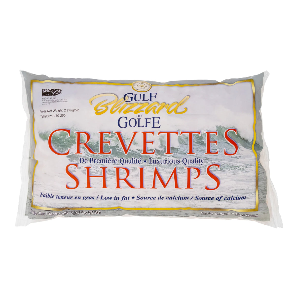 Gulf Blizzard Shrimps, 2.27 kg