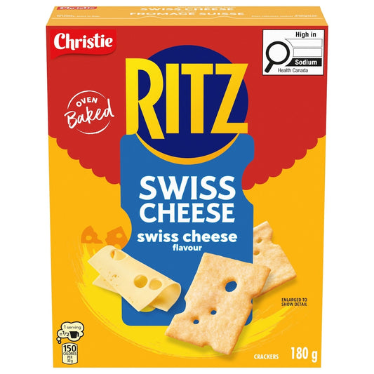 Christie Ritz Swiss Cheese Crackers, 180 g
