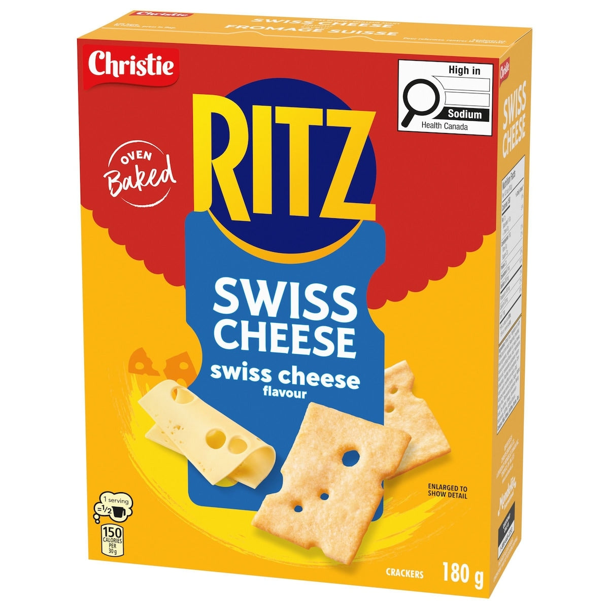 Christie Ritz Swiss Cheese Crackers, 180 g