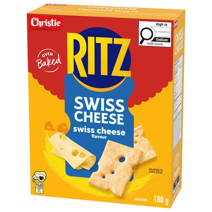 Christie Ritz Swiss Cheese Crackers, 180 g