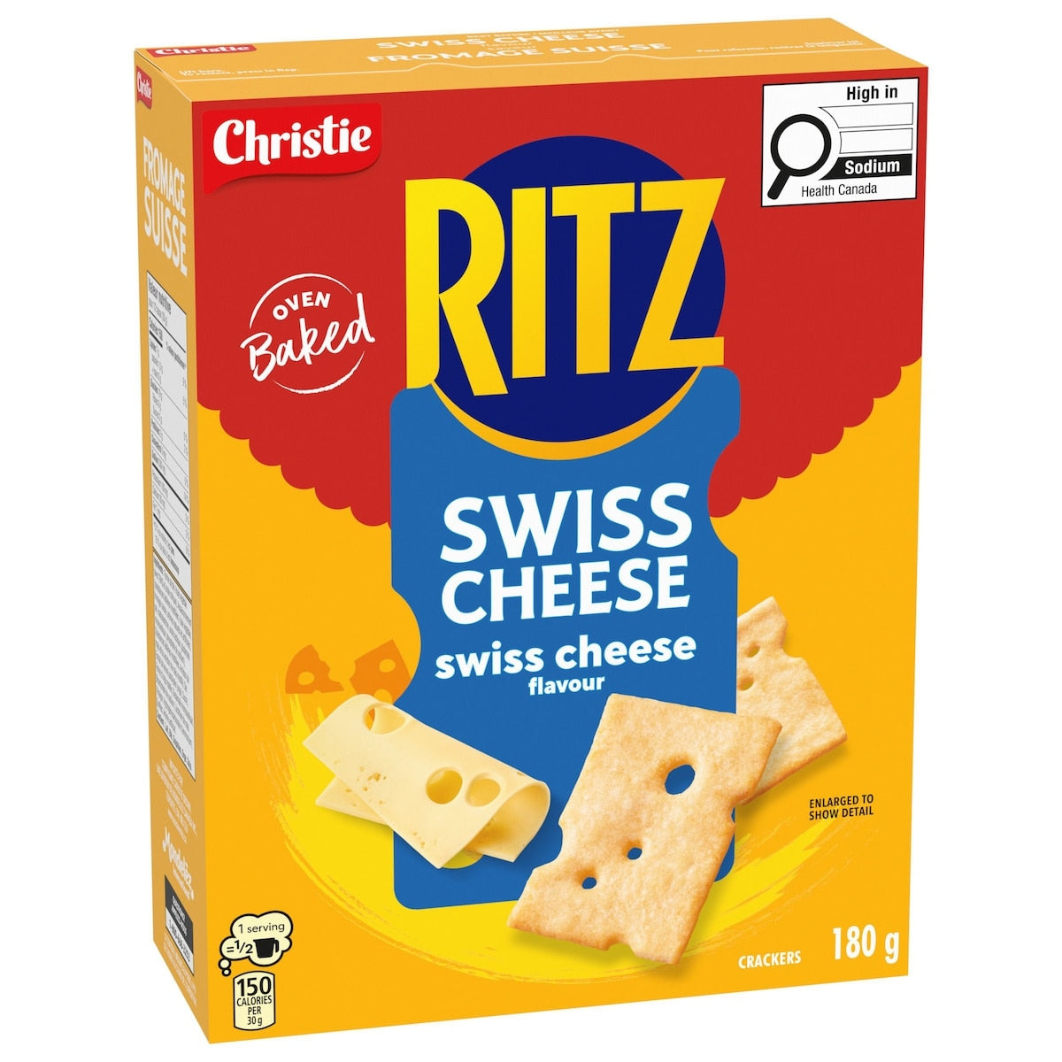 Christie Ritz Swiss Cheese Crackers, 180 g