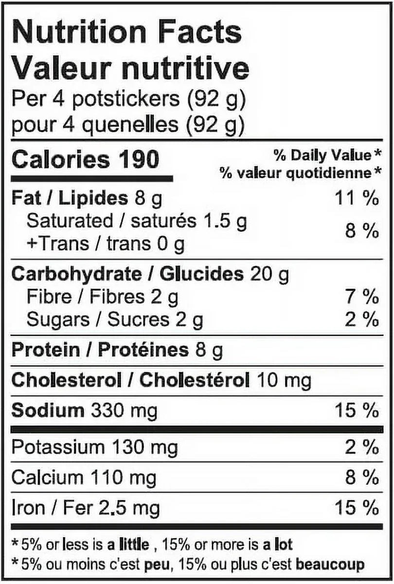 Siwin Frozen Chicken and Vegetable Potsticker, 454 g