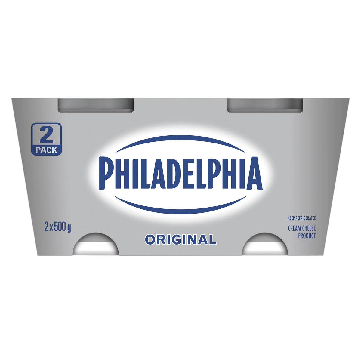 Philadelphia Cream Cheese, 2 × 500 g