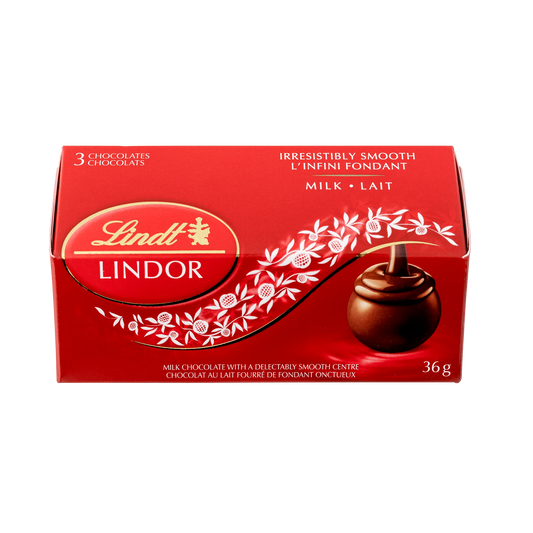 Lindt Lindor Milk Chocolate Truffles, 12 × 36 g