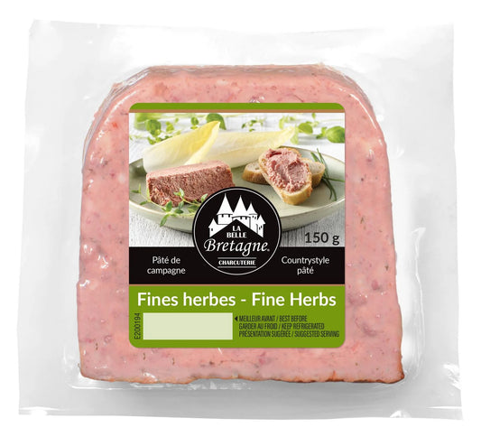 Belle Bretagne Fine Herbs Glazed Country Style Pate, 150 g