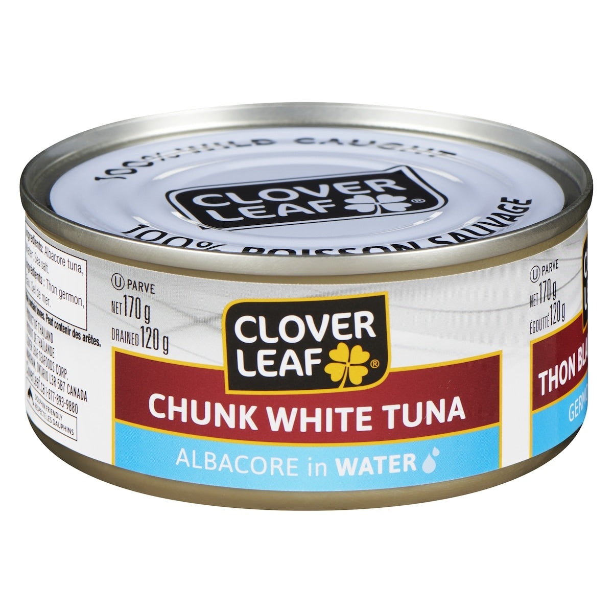 Clover Leaf Chunk White Albacore Tuna in Water, 170 g