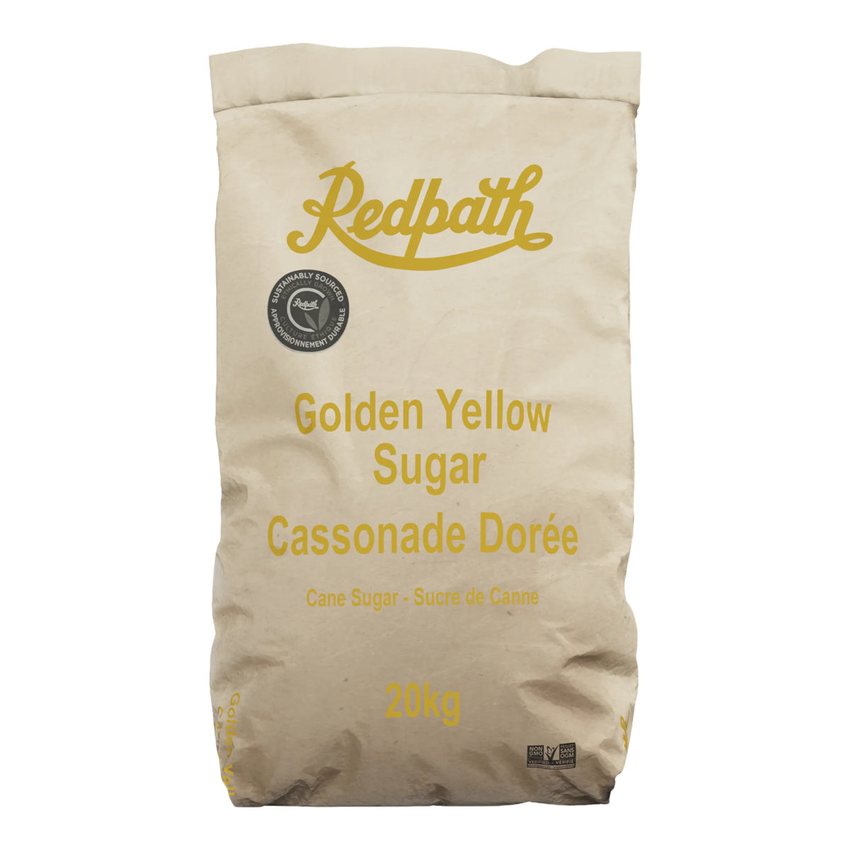 Redpath Golden Yellow Sugar, 20 kg