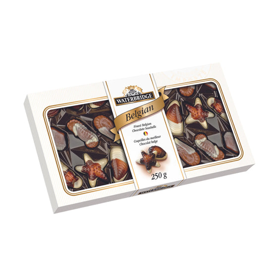 Waterbridge Belgian Chocolate Seashells, 250 g