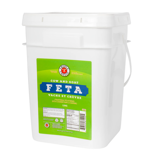 Triple A Cheese Cow & Goat Feta in Brine, 12 kg