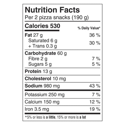 Pillsbury 3 Cheese Pizza Pops, 4 Pack, 380 g