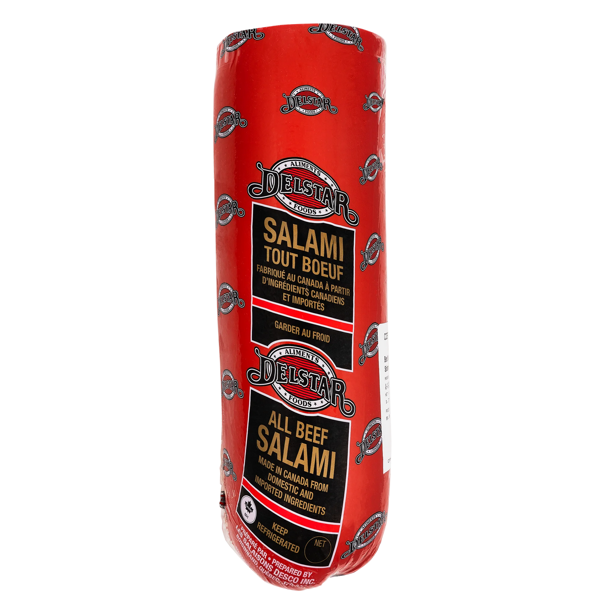 Delstar All Beef Salami, 1.5 kg average weight