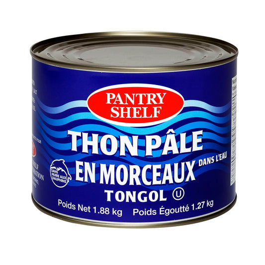 Pantry Shelf Chunk Light Tongol Tuna in Water, 1.88 kg