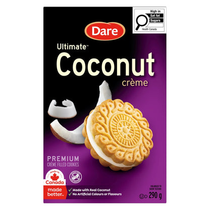 Dare Ultimate Coconut Crème Cookies, 290 g