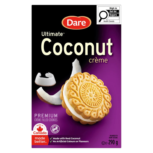 Dare Ultimate Coconut Crème Cookies, 290 g